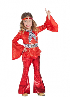 Red Disco Costume for Girl