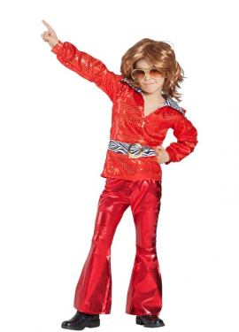 Red Disco Costume for boy