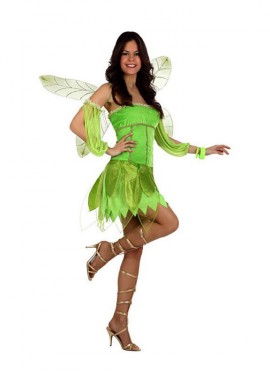 Green Autumn Fairy Costume for women