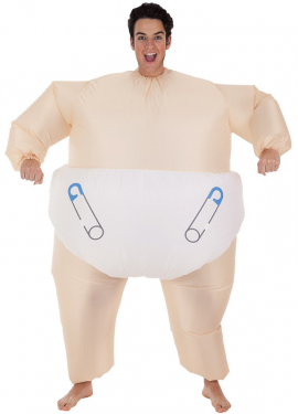 Inflatable Baby Costume for men