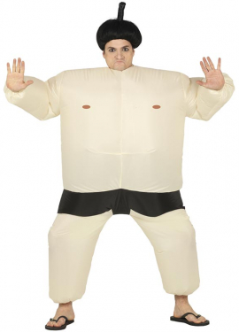 Fato inflável de lutador de sumô para adultos