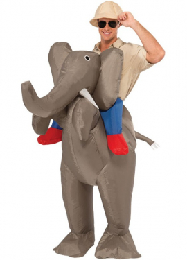 Traje inflável do explorador adulto do ombro do elefante