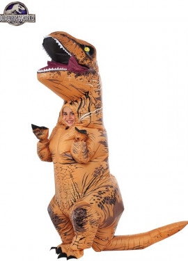 Fato de Tiranossauro Rex inflável para crianças