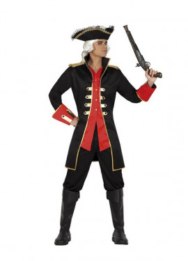 Fato de Capitão pirata ou casaco para homem
