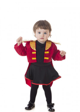 Fato Tamer Vermelho Elegante ou Frac para bebé