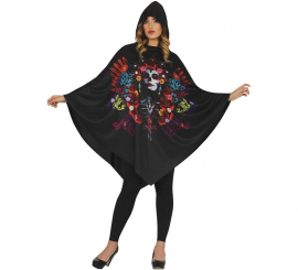 Fato de Catrina ou poncho para mulher