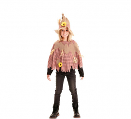 Scarecrow Costume or Poncho for Children