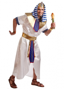 Fato de faraó egípcio para homem