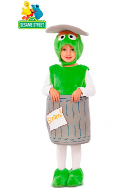 Fato de Oscar the Grumpy Plush para crianças