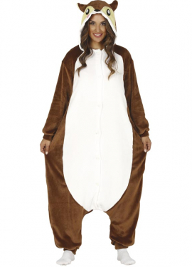 Fato de pijama esquilo para mulher