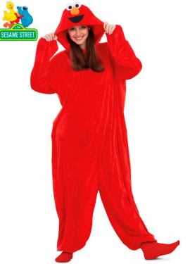 Elmo Pajamas Costume for Adults