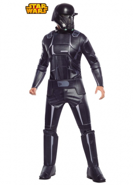 Fato de Star Wars Deluxe Black Death Trooper para homem