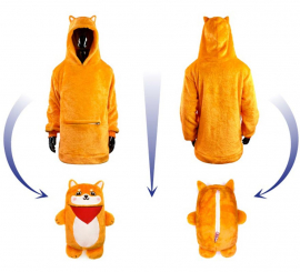 Aitor Akita Plush Sweatshirt Costume for Children