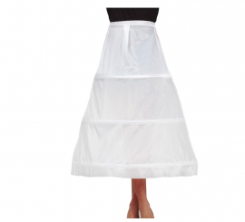 Adult Long White Petticoat