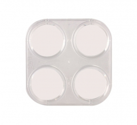 Recipiente modular ou palete vazio para 4 maquiagens GRIMAS