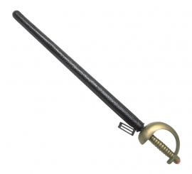 Buccaneer sword with sheath 68 cm