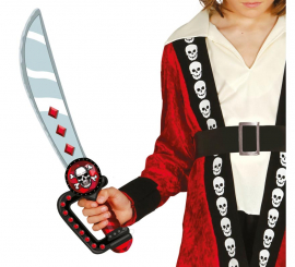 Espada pirata de caveira de espuma infantil