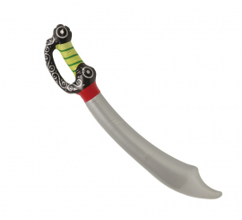 Espada pirata inflável de 72 cm