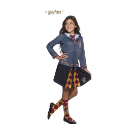 Saia grifinória Harry Potter para meninas
