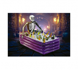 Coffin with Skeleton in 100x35 cm Inflatable Refrigerator