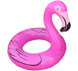 Flamingo inflável rosa de 95 cm