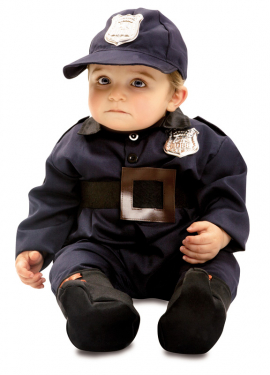 Traje da polícia para bebê
