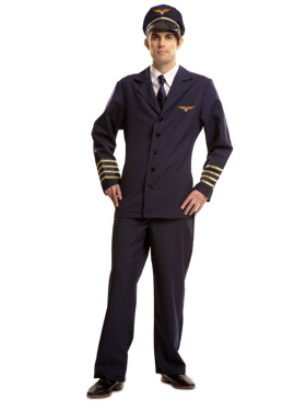 Commercial Flight Pilot Costume for men