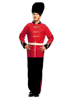 Fato de guarda real inglesa para homem tamanho ML