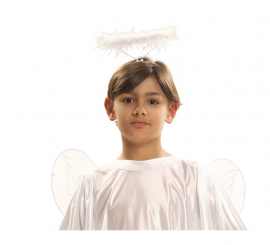 Coroa de anjo branco ou halo