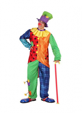 Fato de palhaço para homem