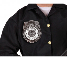 Crachá da polícia de 15 cm