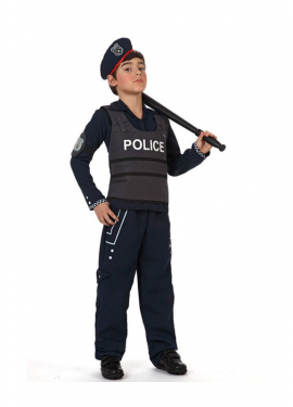 Police costume for children