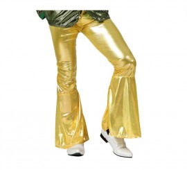 Men's Golden Disco Flare Pants