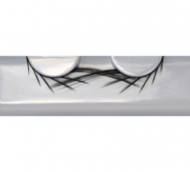 Cílios postiços de moda preta