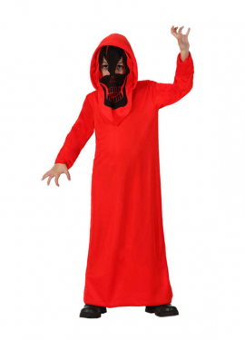 Red Ghost Costume for Kids