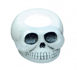 Vela de caveira sortida 10 cm 2 para o Halloween
