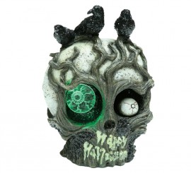 Brain with light of 22 cm to decorate for Halloween