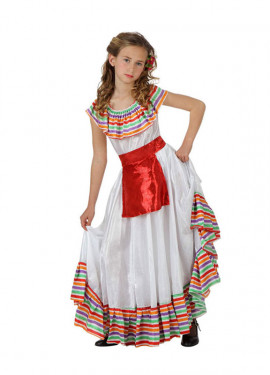 Fato de mexicana para meninas