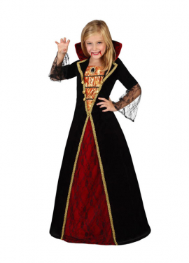 Fato de vampiro de luxo para meninas