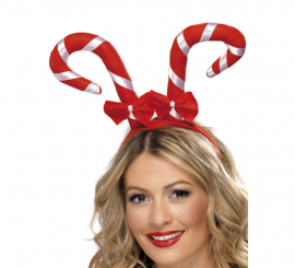 Faixa de bastão de doces com arcos