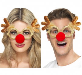 Copos de Rodolfo el Reno para o Natal