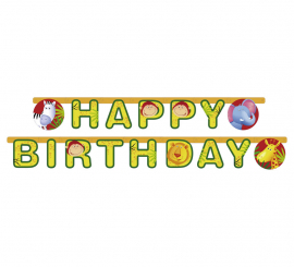 Safari Happy Birthday Garland