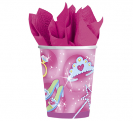 Pack of 8 glasses of 266 ml. of the princesses