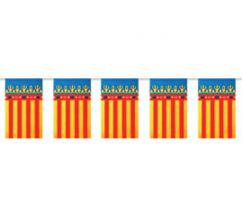 saco de 50m. C. bandeira de plástico valenciana