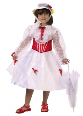 Fato de babá vitoriana para menina