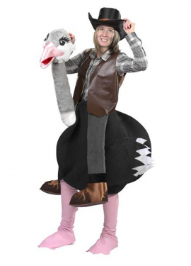 Fato de equitação avestruz para adultos