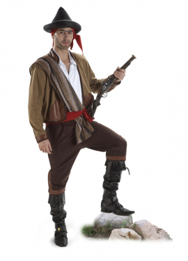 Fato de contrabandista Bandit para homem