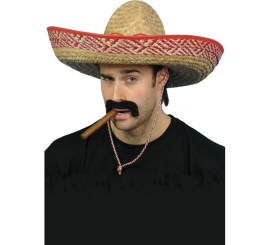 Straw Mexican Bandit Hat