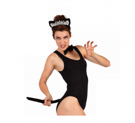 Complemento Gatinho com coroa (3 peças)