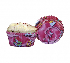 Blister of 50 Princess Cake Case Molds